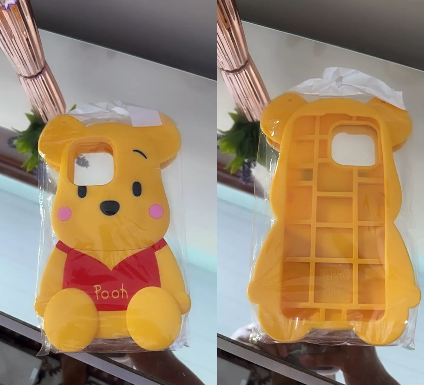 3D Cartoon Winnie the Pooh Bear Oversized Cute Case